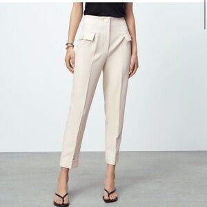 Zara cream pants